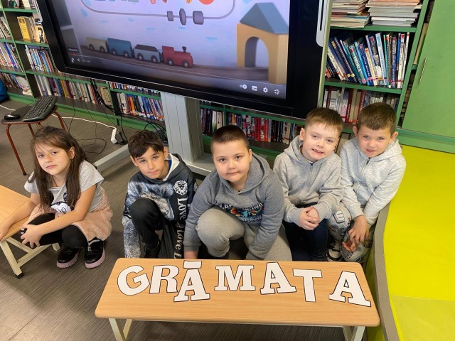 1.klases iepazīšanās ar bibliotēku